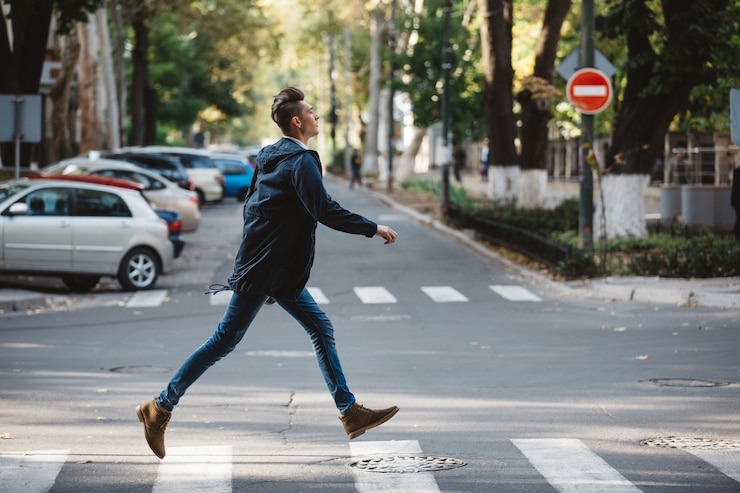 Jaywalking = Disrespect