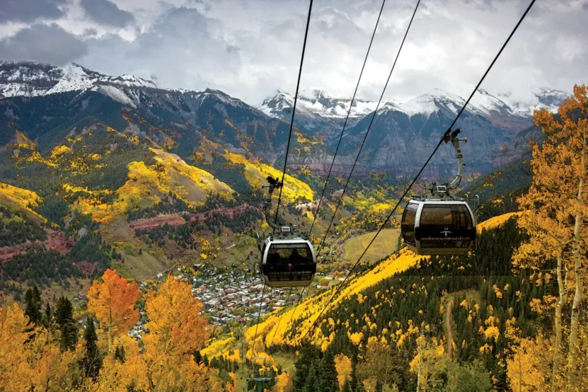 Colorado mountain travel in Fall